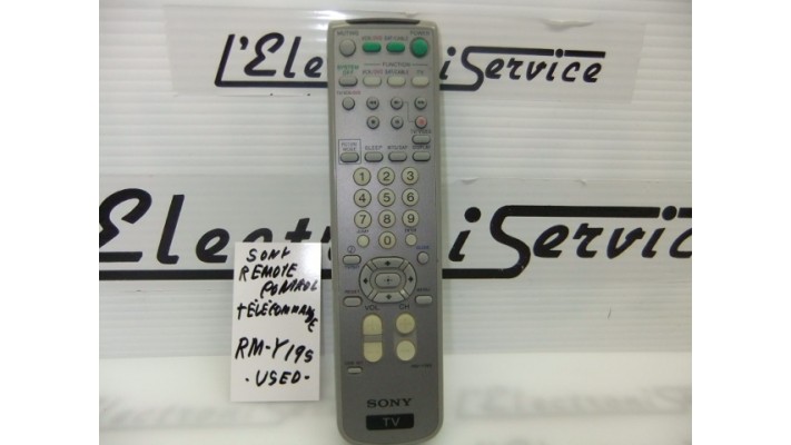 Sony RM-Y195 remote control.